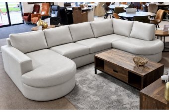 U-Bank Haarlem in leer – materiaalimpressie