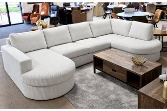 U-Bank Haarlem in ribstof – materiaalimpressie