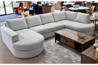 U-Bank Haarlem in velvetstof – materiaalimpressie