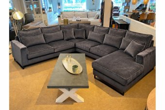 U-Bank Naaldwijk in velvetstof – materiaalimpressie