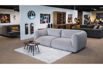 Veendam 2 Zits in velvetstof – materiaalimpressie