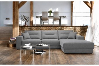 Venray Longchair in grijs – kleurimpressie