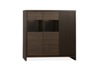 Wandkast Leerdam 164cm