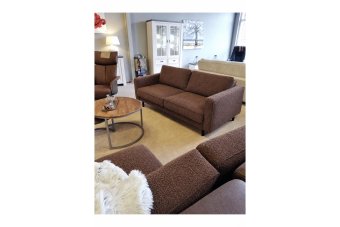 Westervoort Bank in teddystof – materiaalimpressie