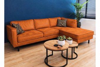 Westervoort Longchair in oranje – kleurimpressie