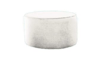 Witte hocker Poef Lexmond 45x45cm – A-meubel