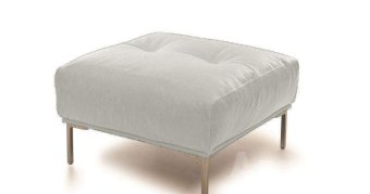 Witte Bern Hocker 70x70cm – A-meubel