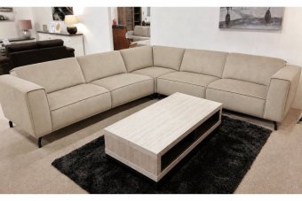 Wolvega 2 Zits + Hoek + 2 Zits in beige – kleurimpressie