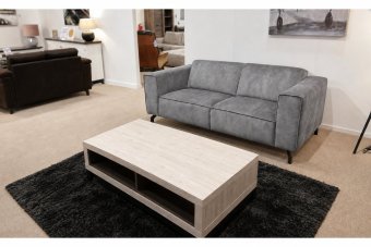 Wolvega 2 Zits Bank in grijs – kleurimpressie