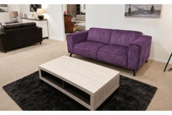 Wolvega 2 Zits Bank in paars – kleurimpressie
