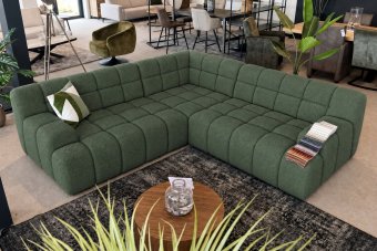 Zuidlaren 2 Zits Diep + Hoek Diep + 2 Zits Diep in groen – kleurimpressie