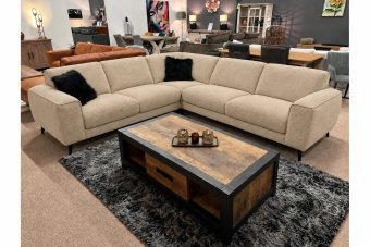 Zwolle 2 Zits + Hoek + 2 Zits in beige – kleurimpressie