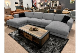 Zwolle Longchair + 2 Zits + Longchair in grijs – kleurimpressie