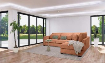 Loveseat Almere – cognac fauteuil
