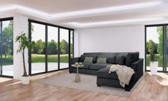 Loveseat Almere – zwart loveseat