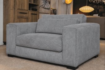 Almere Loveseat in grijs – kleurimpressie