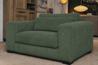 Almere Loveseat in groen – kleurimpressie