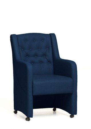 Eetkamerstoel Norwich – blauw eetkamerstoel