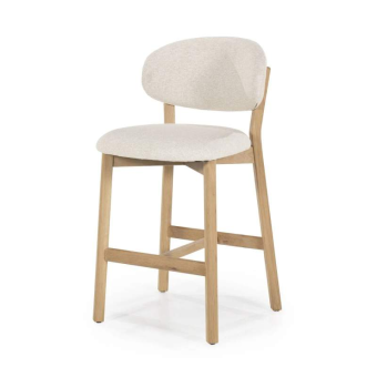 Barstoel Mikky Naturel - Beige Moon - 96256 – barkruk/stoel