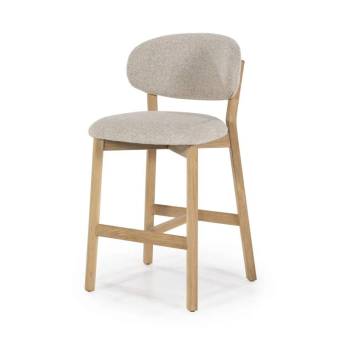 Barstoel Mikky Naturel - Taupe Moon - 96257 – barkruk/stoel