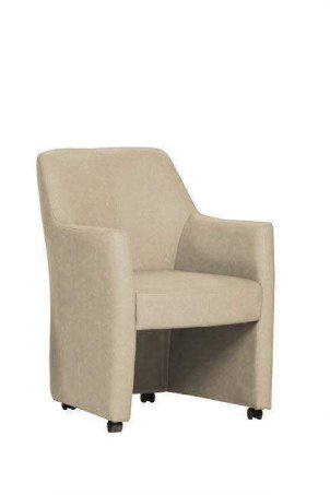 Eetkamerstoel Chris – beige stoel woonkamer