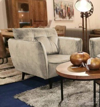 Fauteuil Akker – beige fauteuil