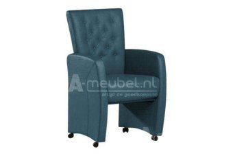 Eetkamerstoel Carina – blauw eetkamerstoel