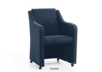 Eetkamerstoel Toledo – blauw eetkamerstoel