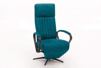 Relaxfauteuil Heukelum – blauw relaxfauteuil