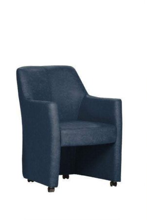 Eetkamerstoel Chris – blauw stoel woonkamer