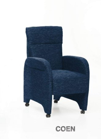 Eetkamerstoel Coen – blauw stoel woonkamer