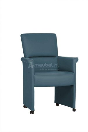 Eetkamerstoel Yfke – blauw eetkamerstoel