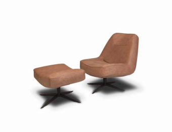 Fauteuil Ego – cognac fauteuil