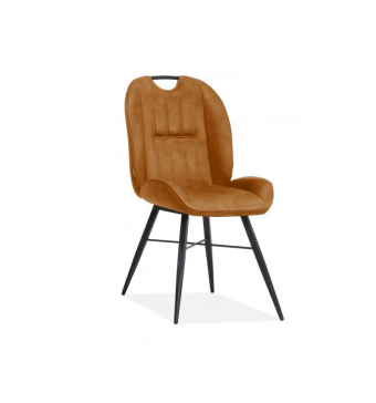 Eetkamerstoel Shelton – cognac eetkamerstoel