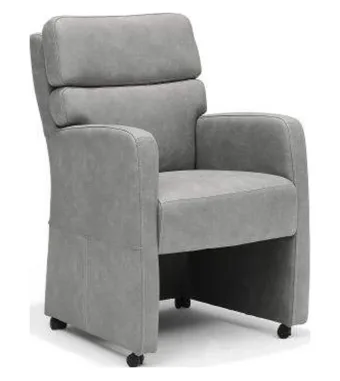 Eetkamerstoel Comfy – eetkamerstoel met wieltjes