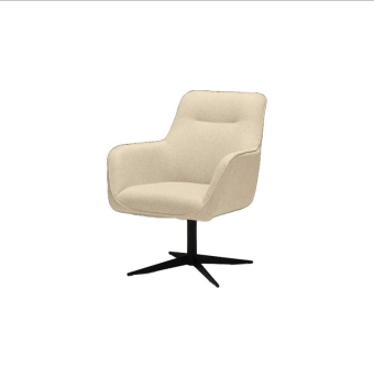 Draaifauteuil Rex – beige fauteuil
