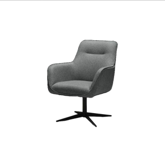 Draaifauteuil Rex – grijs fauteuil