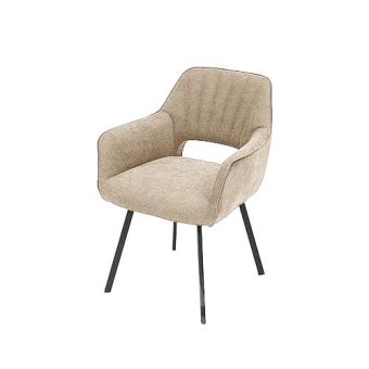 Eetkamerstoel April – beige eetkamerstoel