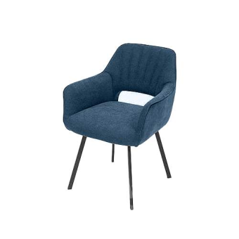 Eetkamerstoel April – blauw eetkamerstoel