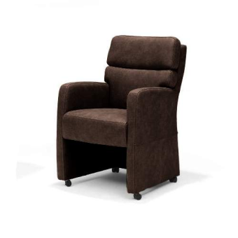 Eetkamerstoel Comfy – bruin eetkamerstoel