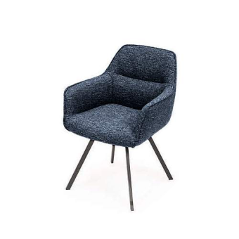 Eetkamerstoel Leo – blauw eetkamerstoel