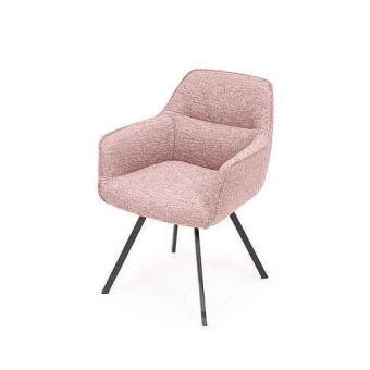Eetkamerstoel Leo – roze eetkamerstoel