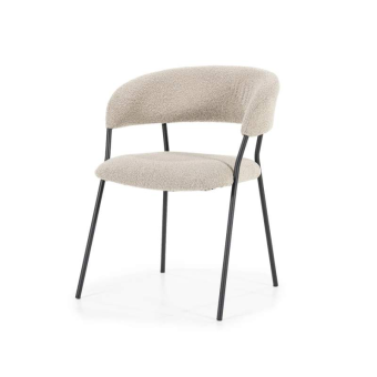 Eetkamerstoel Luka - Taupe Copenhagen - 95790 – taupe industriele eetkamerstoel