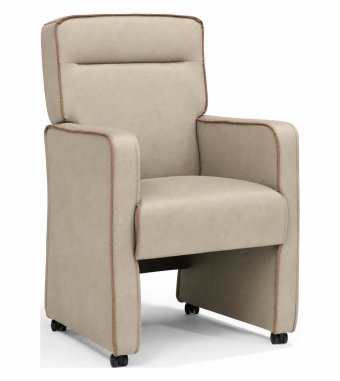 Eetkamerstoel Maine in beige – kleurimpressie