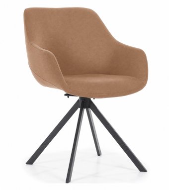Eetkamerstoel Mamé - Bruin Houston - 95838 in bruin – kleurimpressie