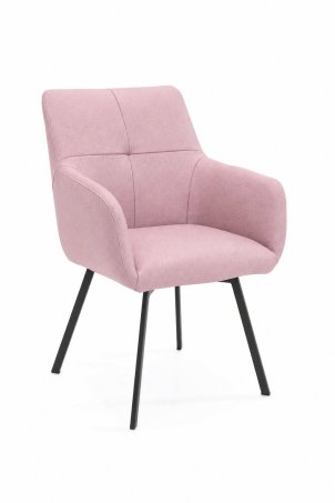 Etna Eetkamerstoel in roze – kleurimpressie