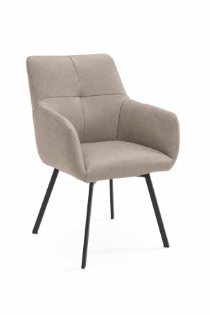 Etna Eetkamerstoel in taupe – kleurimpressie