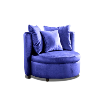Fauteuil Lellens – blauw fauteuil