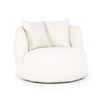 Fauteuil Louis met kussen - Beige Spark - 95804  – beige fauteuil
