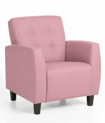 Fauteuil Luzern in roze – kleurimpressie